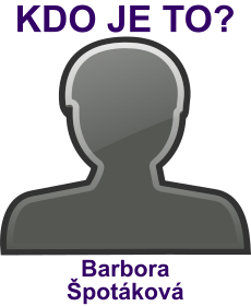 Kdo je Barbora potkov? ivotopis Barbora potkov, osobnosti, slavn ena z kategorie sport