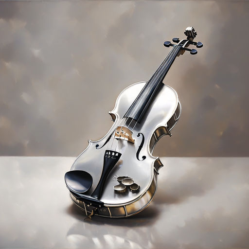 Kategorie hudba, stbrn housle, niccolo Paganini, ilustran obrzek