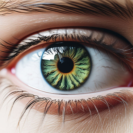 Kategorie psychologie, zeleno modr oko, albta orfov, ilustran obrzek