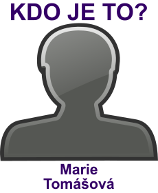Kdo je Marie Tomov? ivotopis Marie Tomov, osobnosti, slavn ena z kategorie herectv