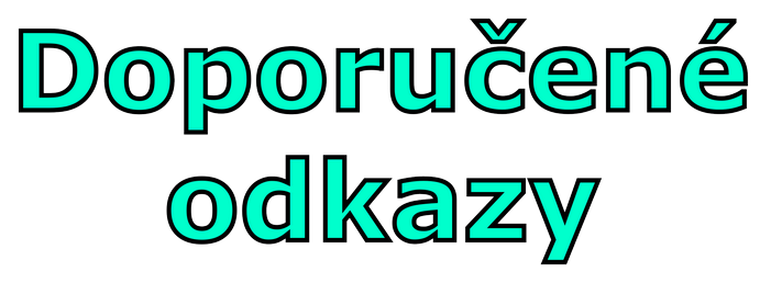 Doporuen odkazy, zbava, dleit informace