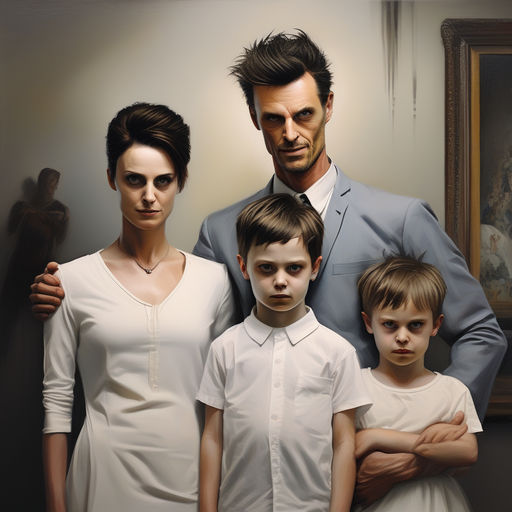 Kategorie hanliv, psychopati rodina, ned, ilustran obrzek