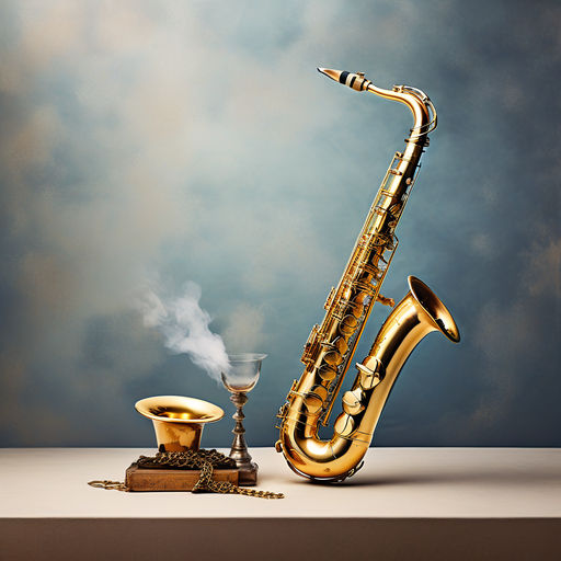 Kategorie hudba, saxofon slo, milan Broum, ilustran obrzek