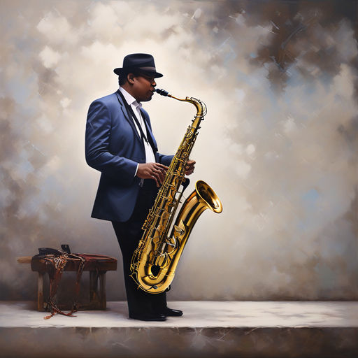 Kategorie hudba, saxofonista, luis Miguel, ilustran obrzek