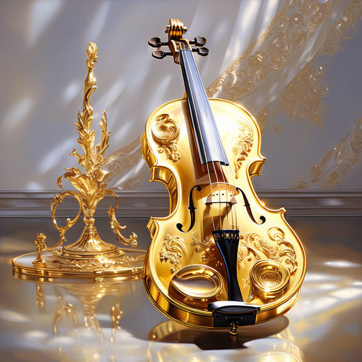 Kategorie hudba, ziv zlat housle, prince, ilustran obrzek
