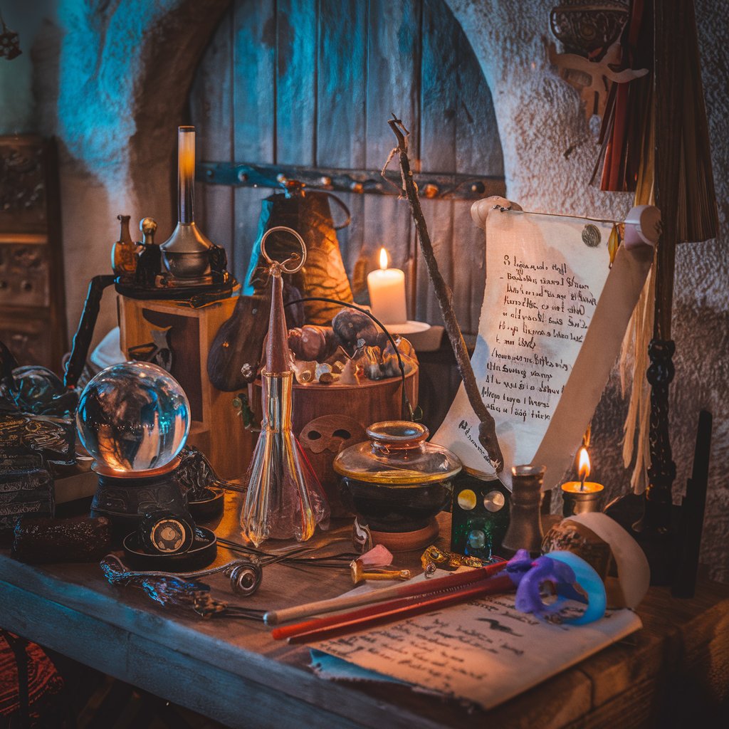 Kategorie literatura, Kouzelný trh s magickými předměty uvnitř, františek Nepil, ilustrační obrázek Kategorie literatura, Kouzelný trh s magickými předměty uvnitř, františek Nepil, ilustrační obrázek