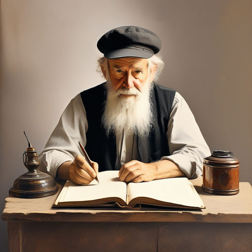 Kategorie literatura, star spisovatel, alexandr Sergejevi Pukin, ilustran obrzek