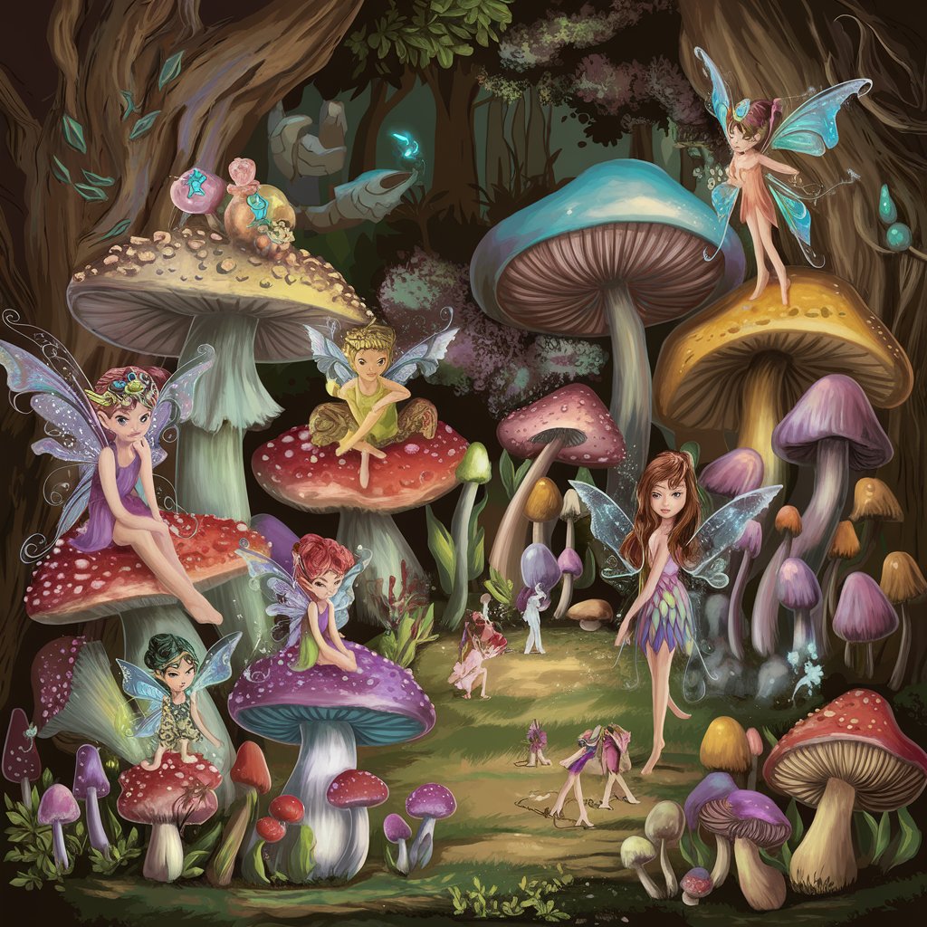 Kategorie literatura, Vly na houbch v kouzelnm lese, stephenie Meyerov, ilustran obrzek