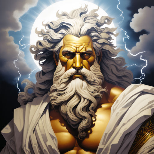 Kategorie mytologie, Zeus , saturn, ilustran obrzek