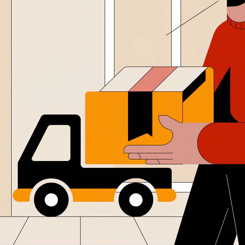 Kategorie podnikání, E-shop – doručování zásilek, podnikání, ilustrační obrázek Kategorie podnikání, E-shop – doručování zásilek, podnikání, ilustrační obrázek