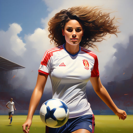 Kategorie sport, fotbalistka, denisa Kov, ilustran obrzek